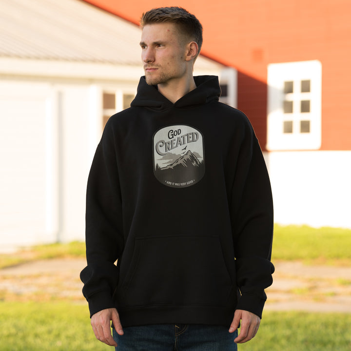 "God Created" Oversized Hoodie