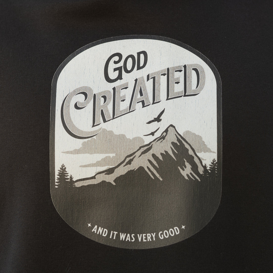 "God Created" Oversized Hoodie