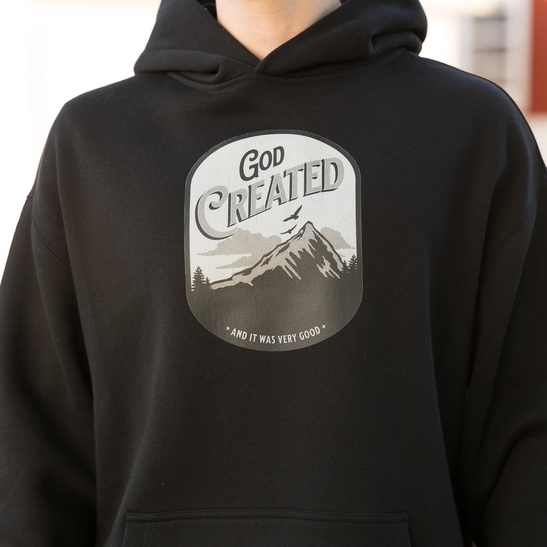 "God Created" Oversized Hoodie
