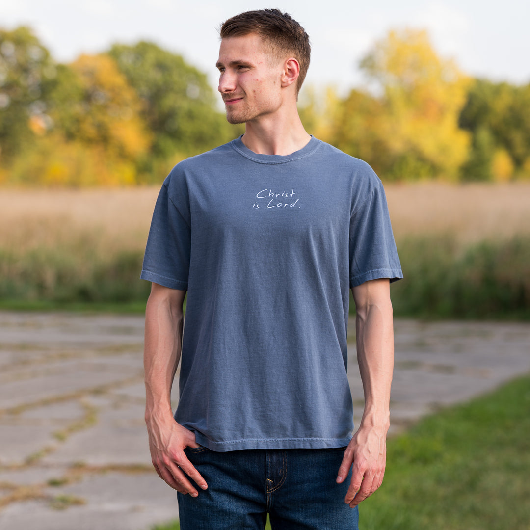 "Christ is Lord" Embroidered T-Shirt
