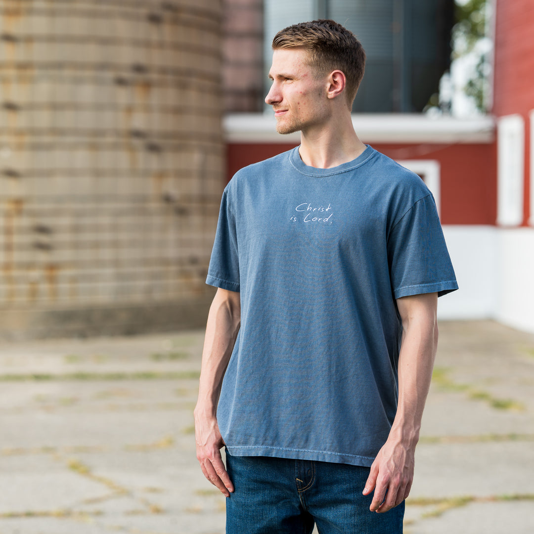"Christ is Lord" Embroidered T-Shirt