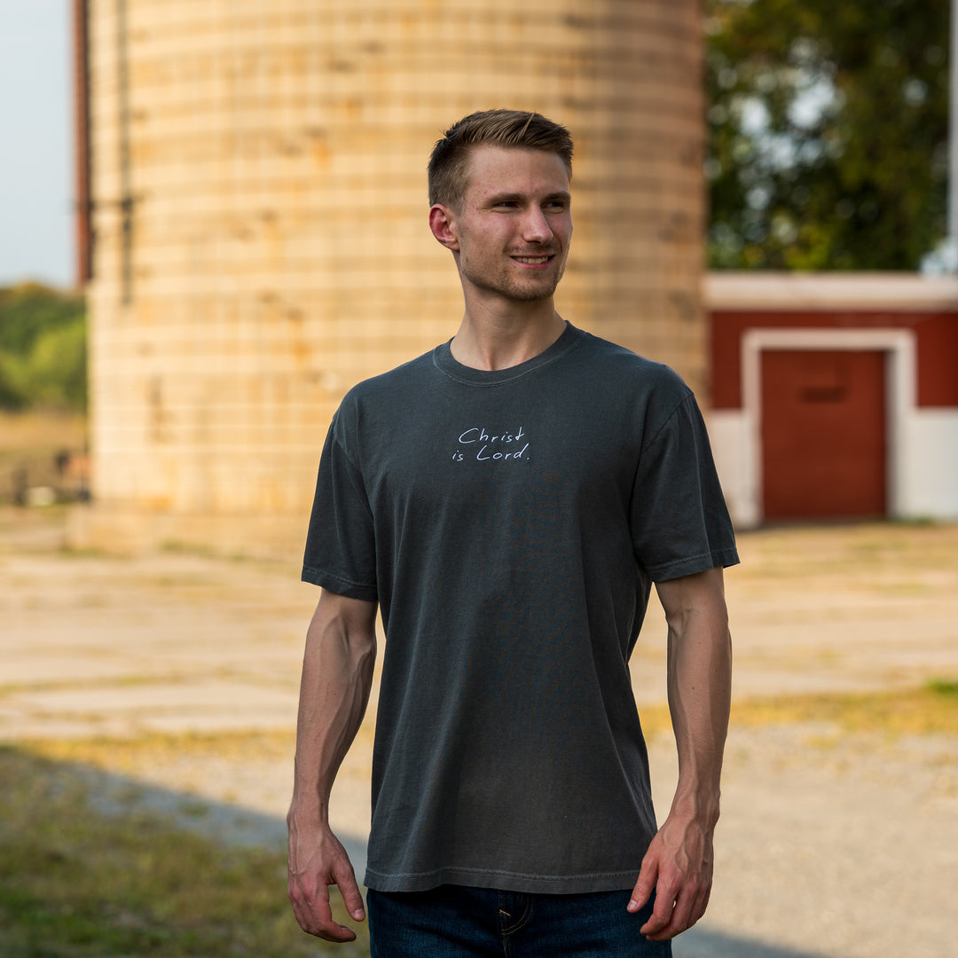 "Christ is Lord" Embroidered T-Shirt