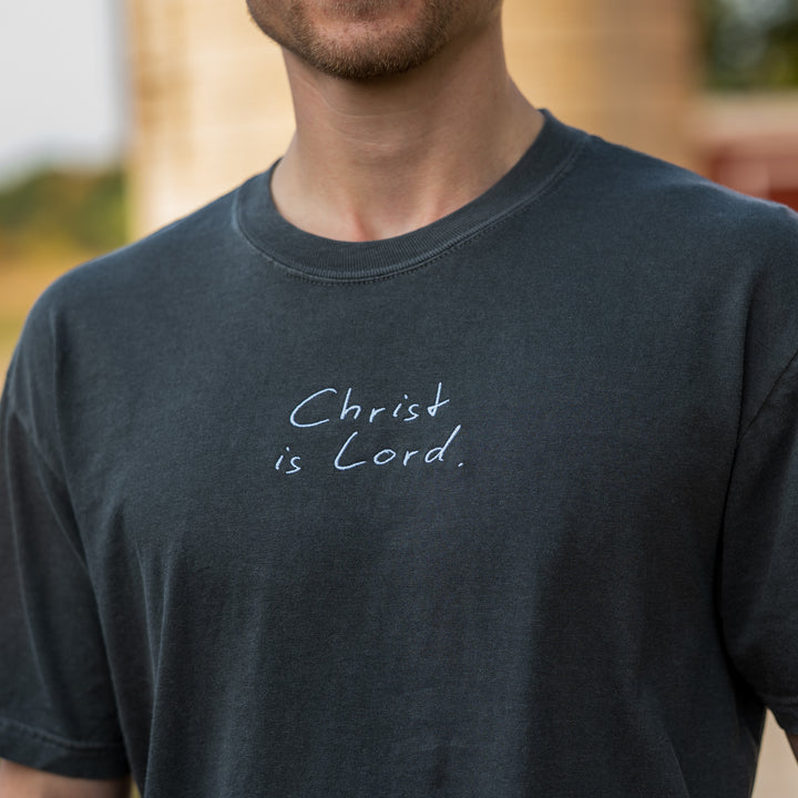 "Christ is Lord" Embroidered T-Shirt