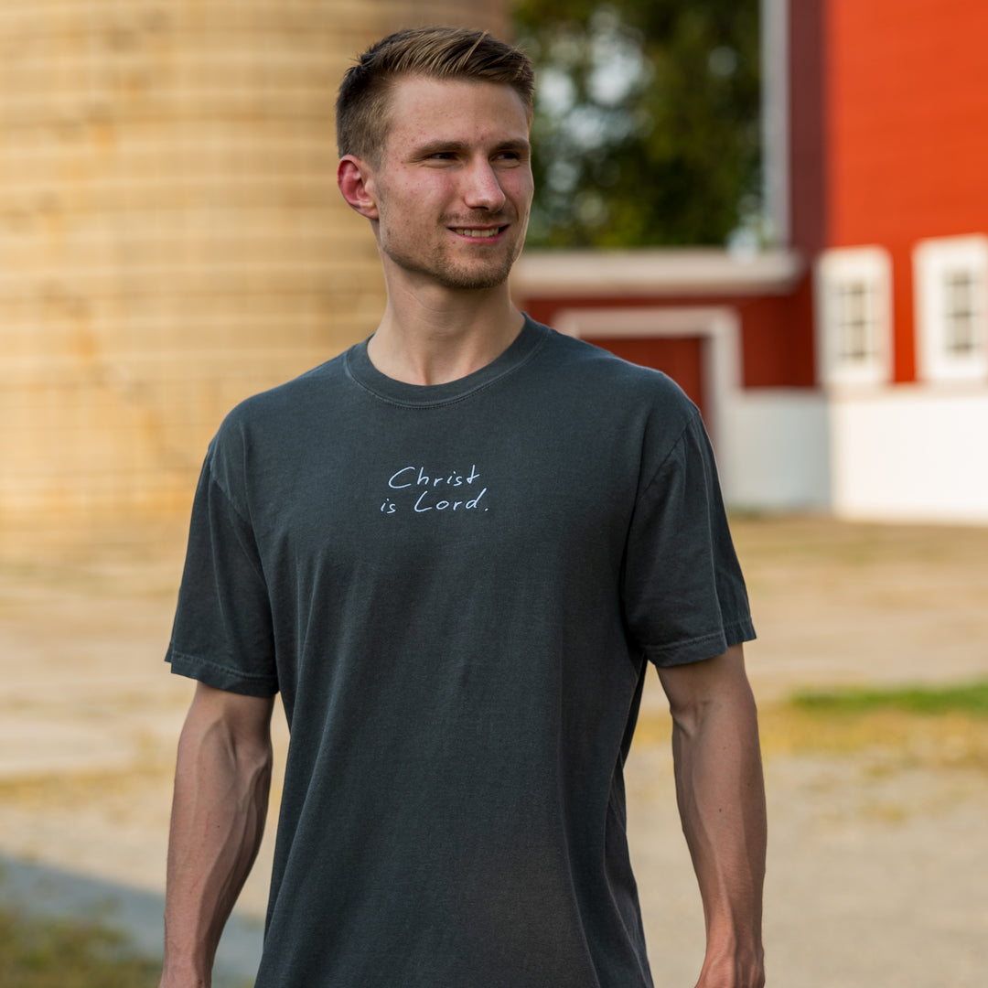 "Christ is Lord" Embroidered T-Shirt