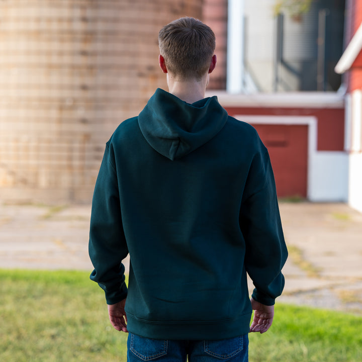 "forgiven" Embroidered Oversized Hoodie