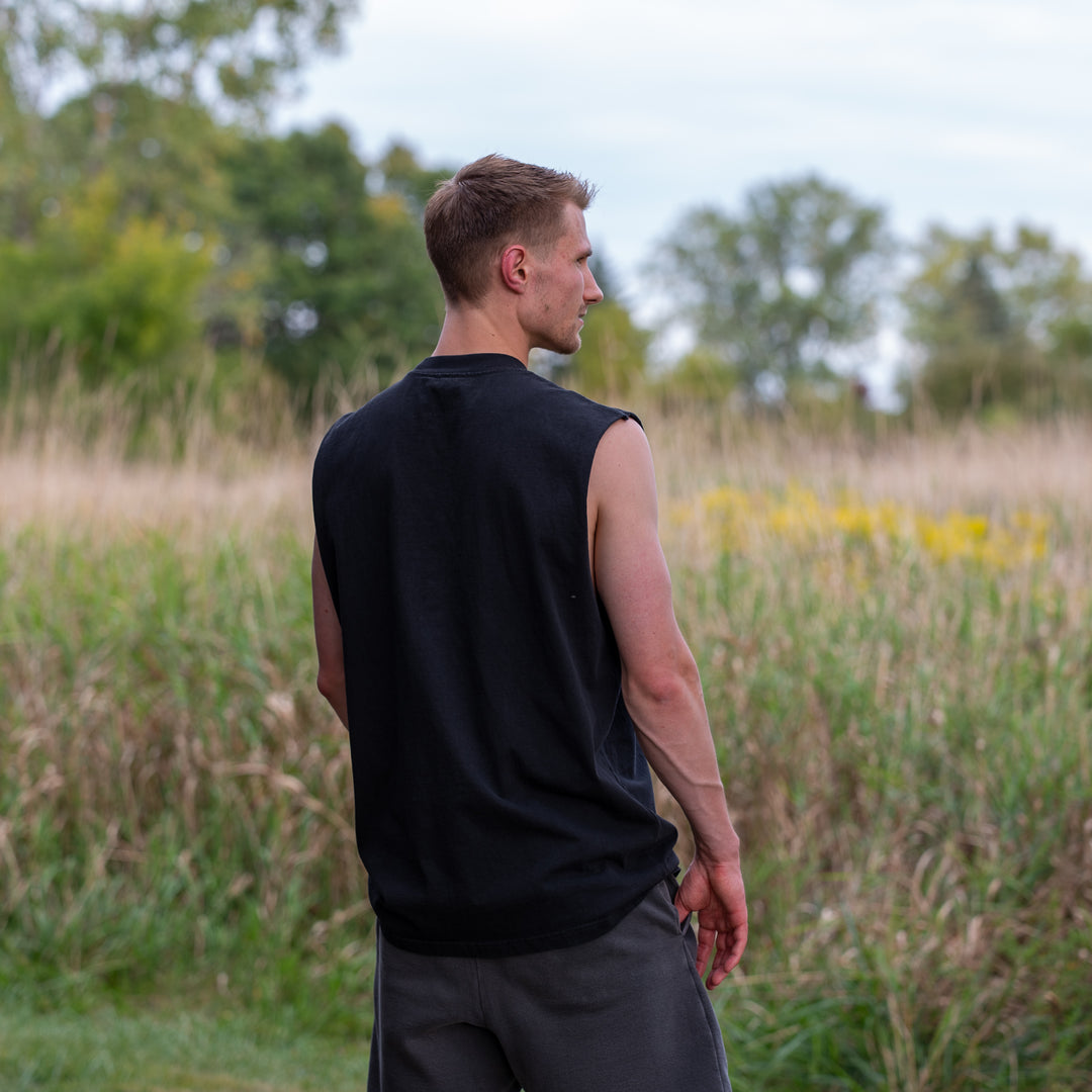 "Forgiven" Faded Tank Top