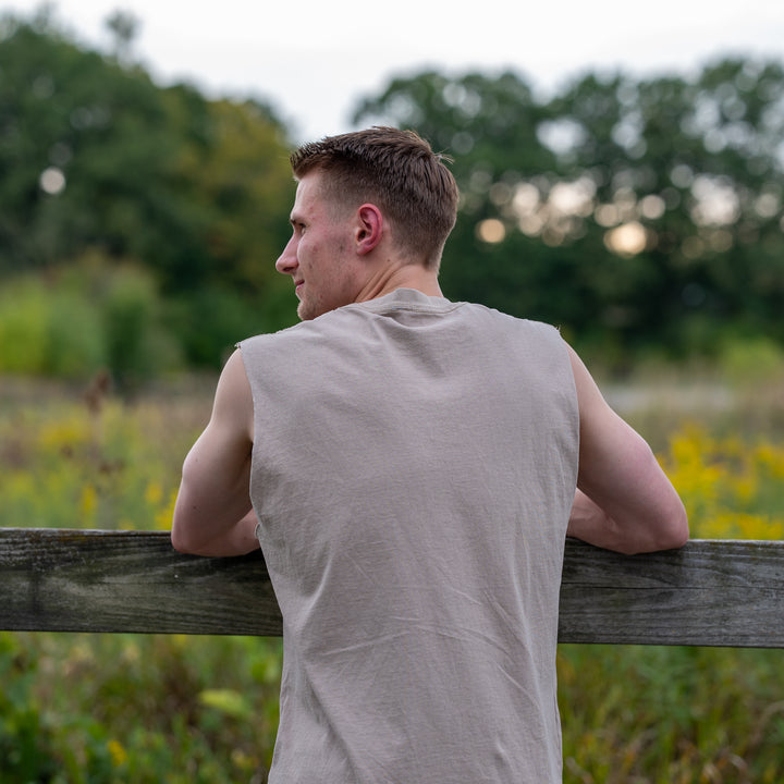 "Forgiven" Faded Tank Top