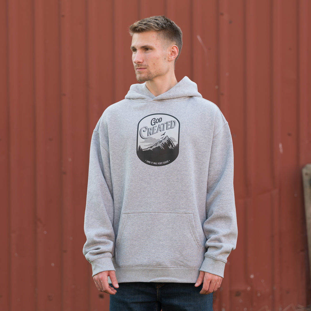 "God Created" Oversized Hoodie