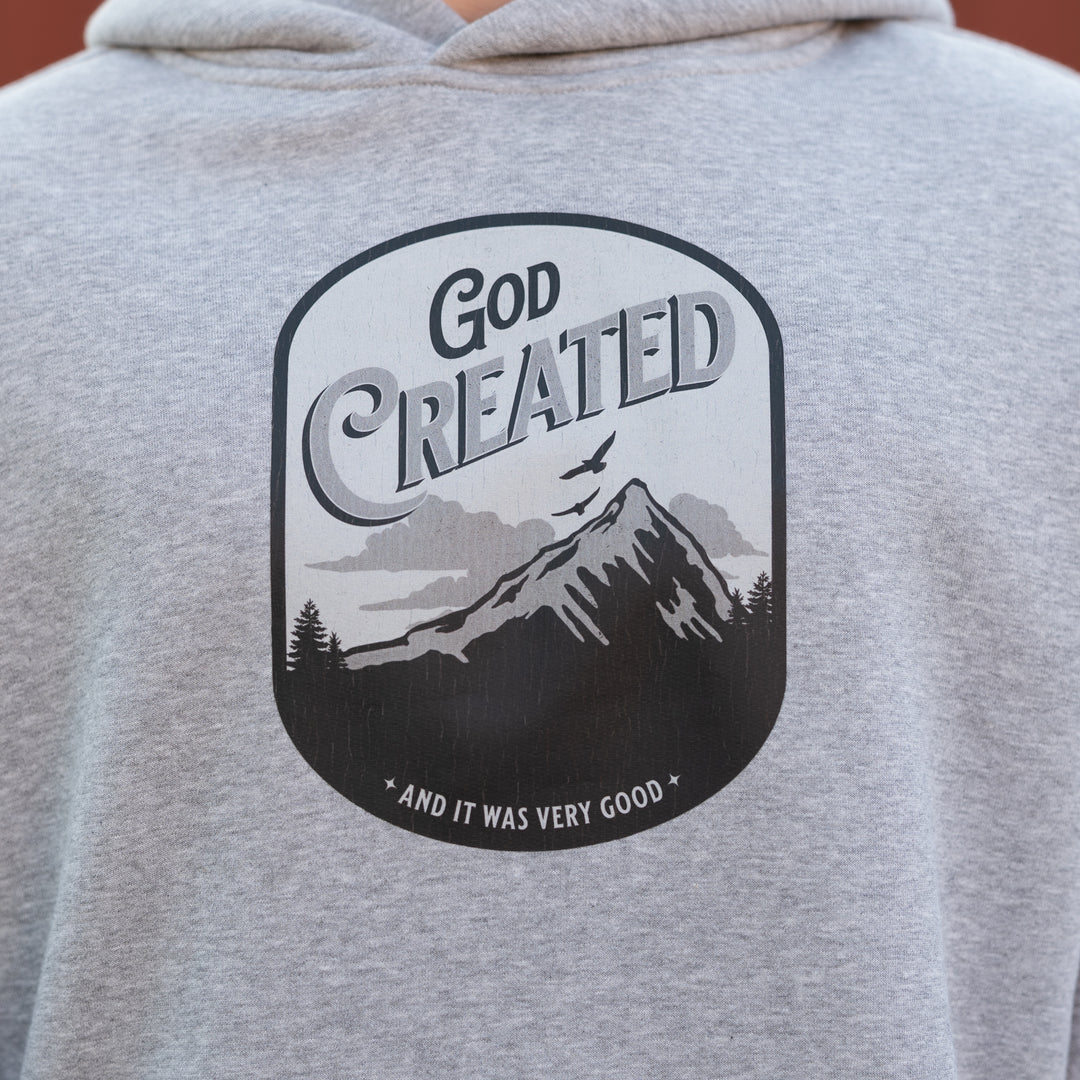 "God Created" Oversized Hoodie
