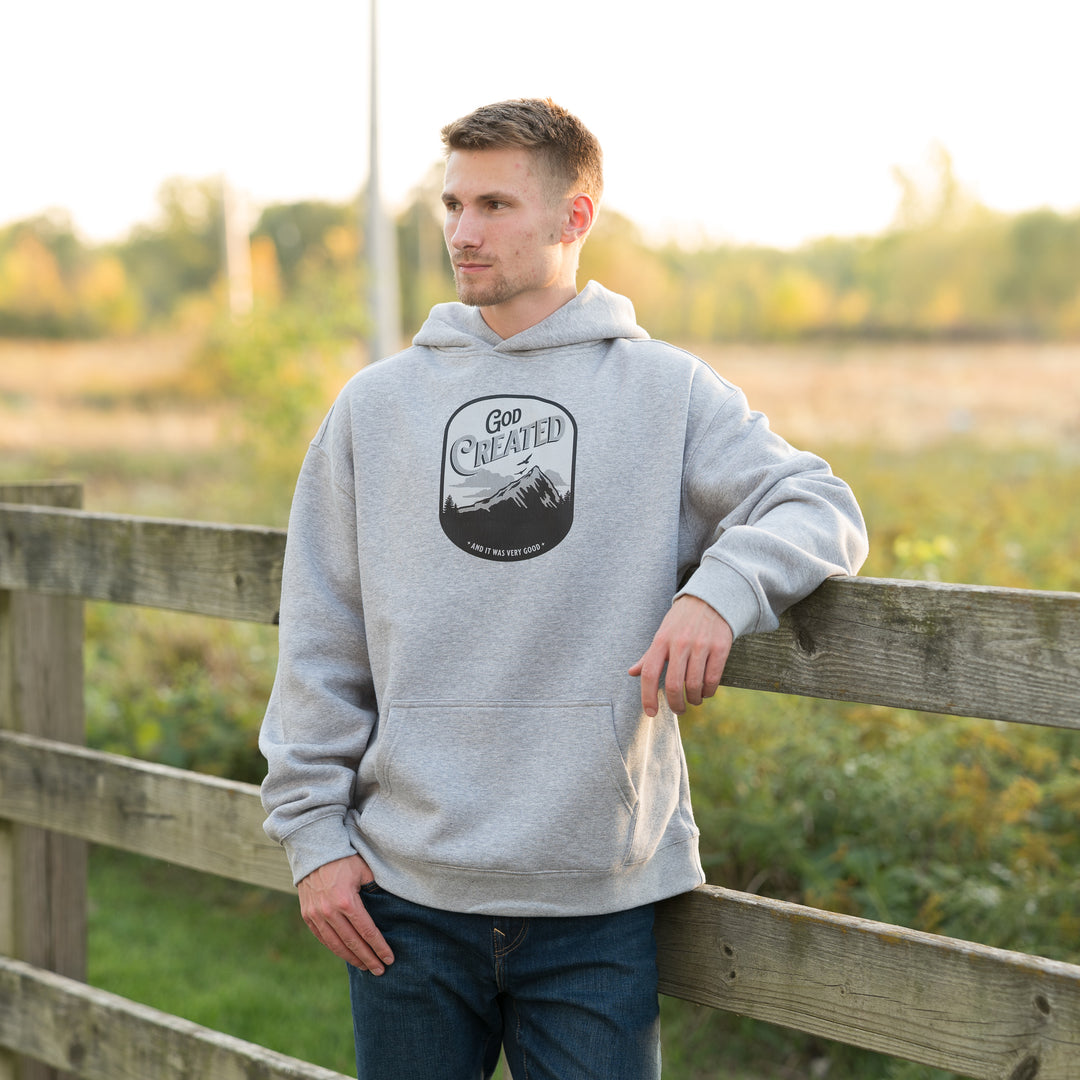 "God Created" Oversized Hoodie