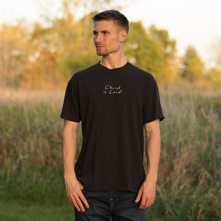 "Christ is Lord" Embroidered T-Shirt