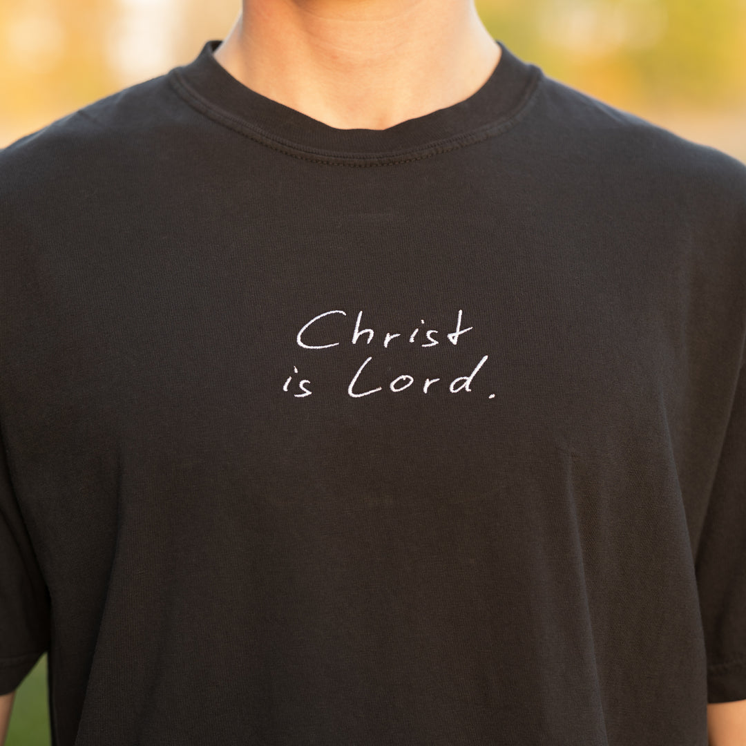 "Christ is Lord" Embroidered T-Shirt